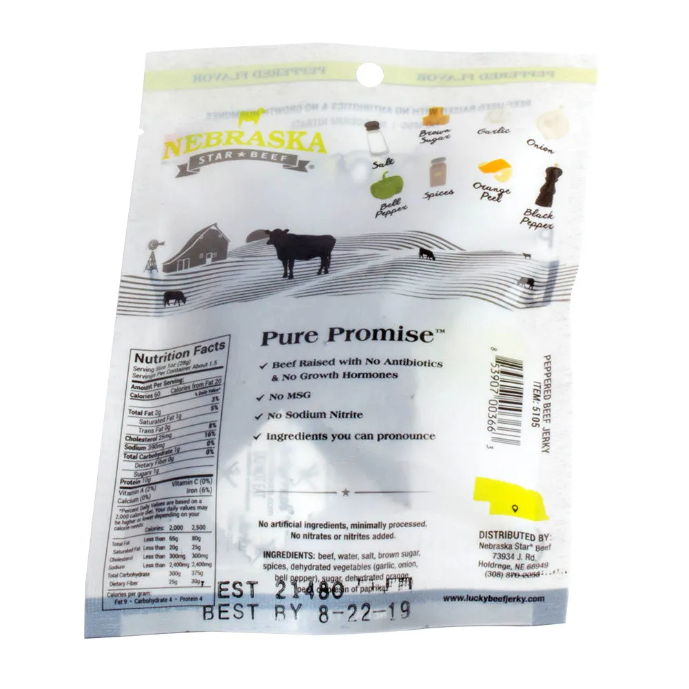 1.5oz Peppered Slab Jerky