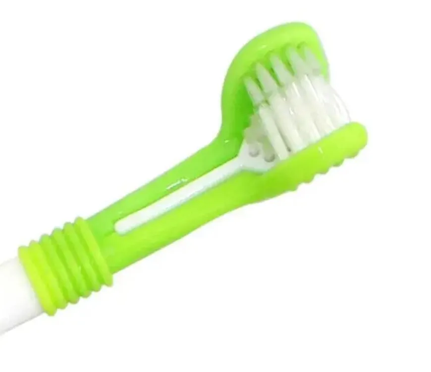 3 Sided Pet Toothbrush-  Small