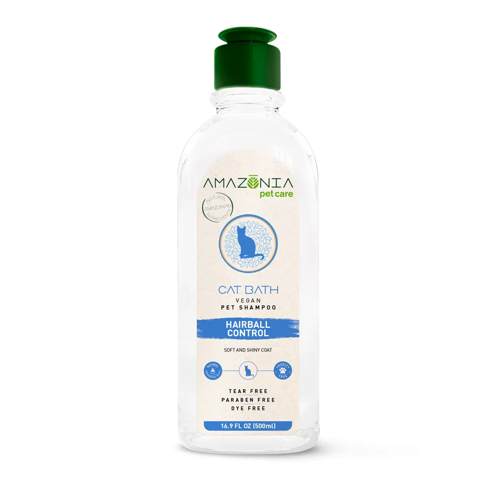 Amazonia Cat Bath Hairball Control Shampoo - 500ml