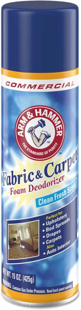 Arm & Hammer 84128 15 oz Fabric And Carpet Foam Deodorizer Can