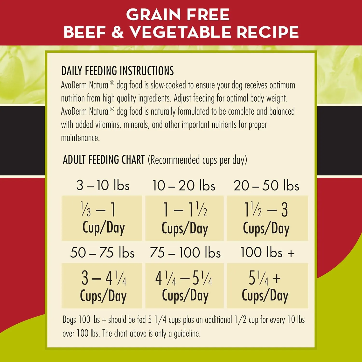 AvoDerm Grain Free Beef and Vegetables Recipe Dry Dog Food, All Life Stages, 24lb bag