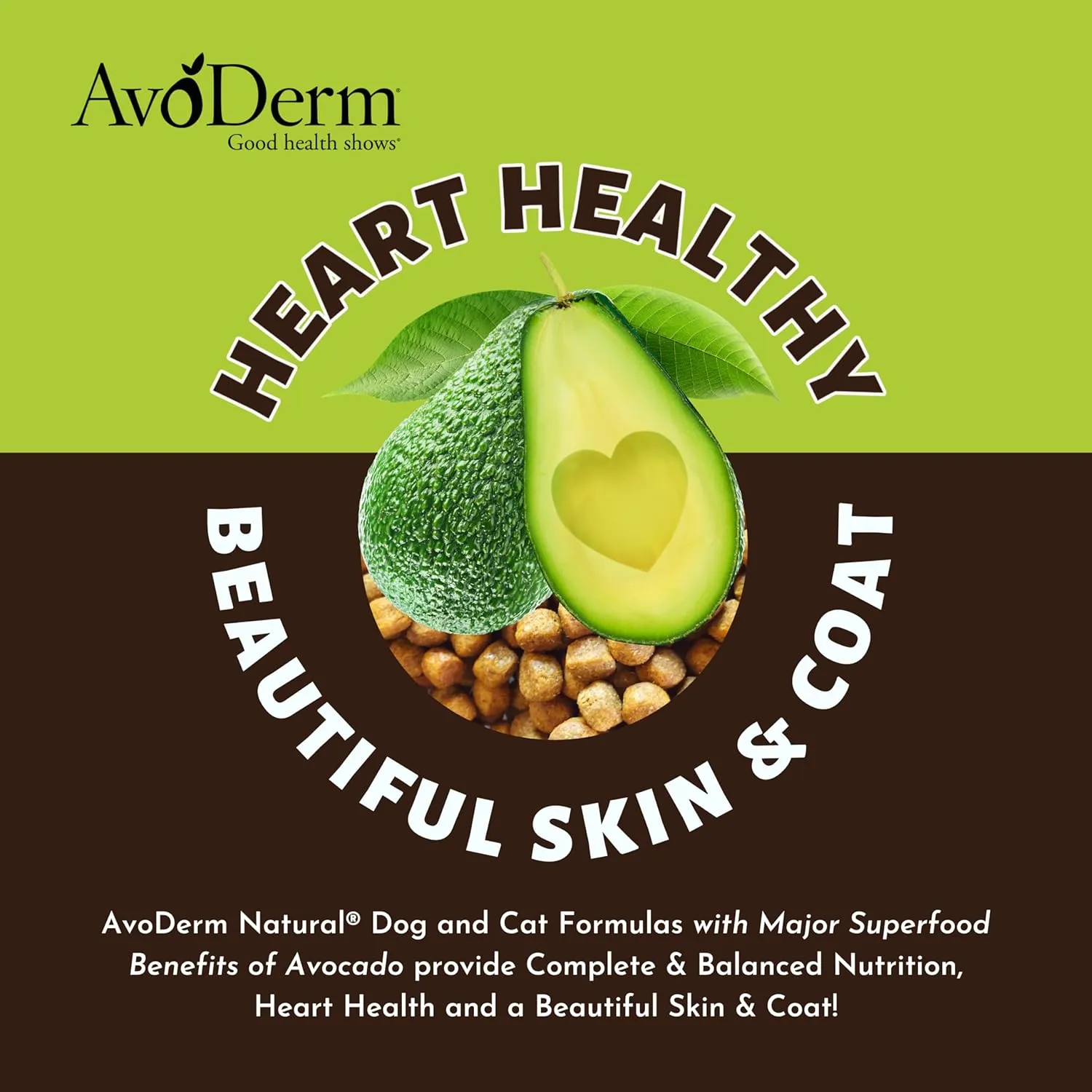 AvoDerm Grain Free Beef and Vegetables Recipe Dry Dog Food, All Life Stages, 24lb bag