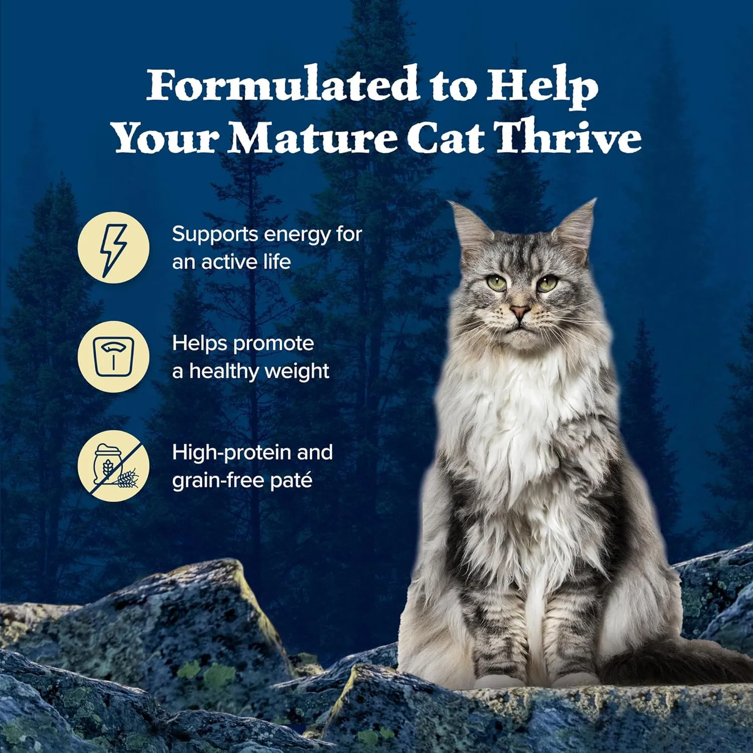 Blue Buffalo Wilderness High-Protein Grain-Free Wet Food For Adult Cats 7 , Chicken Recipe, 5.5-oz., 24-count