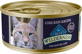 Blue Buffalo Wilderness High-Protein Grain-Free Wet Food For Adult Cats 7 , Chicken Recipe, 5.5-oz., 24-count