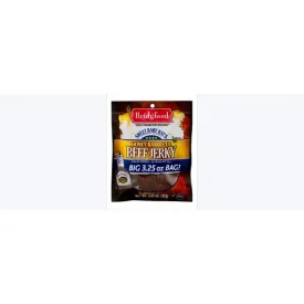 Bridgford Sweet Baby Ray's Honey Barbecue Beef Jerky-3.25 oz.-12/Case