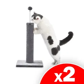 Cat Craft 20 Inch Carpet Cat Scratching Post, 2 Pack