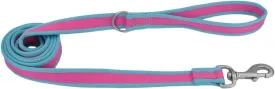 Coastal - Pro Reflective Dog Leash - 6 Foot Dog Leash with D-Ring - Fuschia with Teal - 3/4 x 6