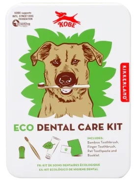 Eco Dental Care Kit - Bamboo Toothbrush, Finger Toothbrush, Pet Toothpaste and Booklet
