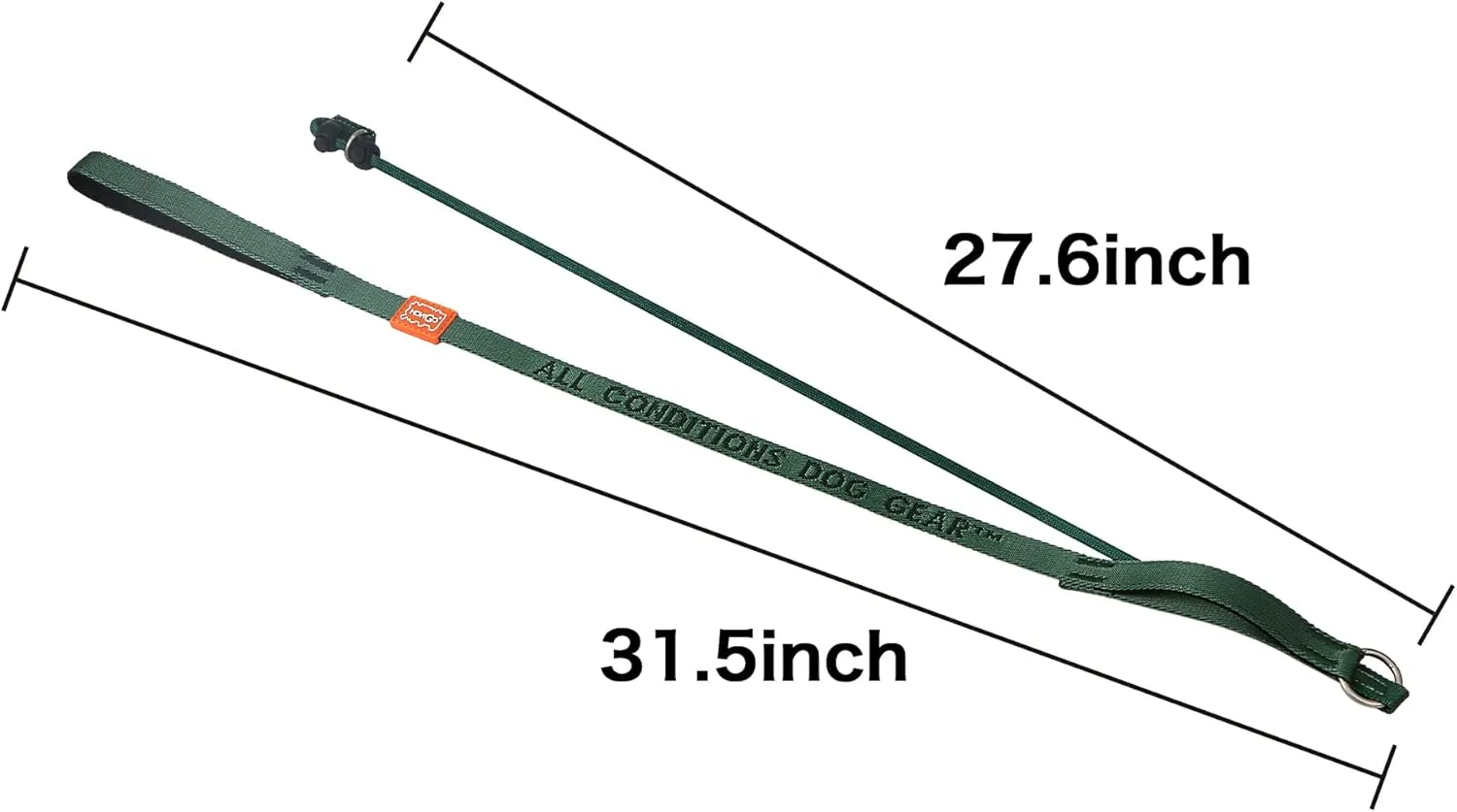 Howgo Dog Slip Lead Dog Leash, Training Lead, No-Pull Slip Leash and Collar, Heavy Duty & Durable Nylon, Padded Handle, for All Breeds (MintGreen, 5FT)