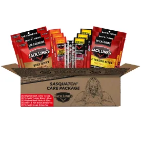 Jack Link's Beef Jerky Gift Basket Variety Pack - Perfect Valentines Day Gifts for Men, Includes Jerky, Meat Sticks, and Beef Steaks, Great Hunting Trip Snacks, 15-Piece Assorted Meat Snack Pack