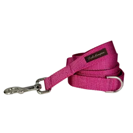 Mauve/Rose Nylon Webbing 6ft Dog Leash - 800