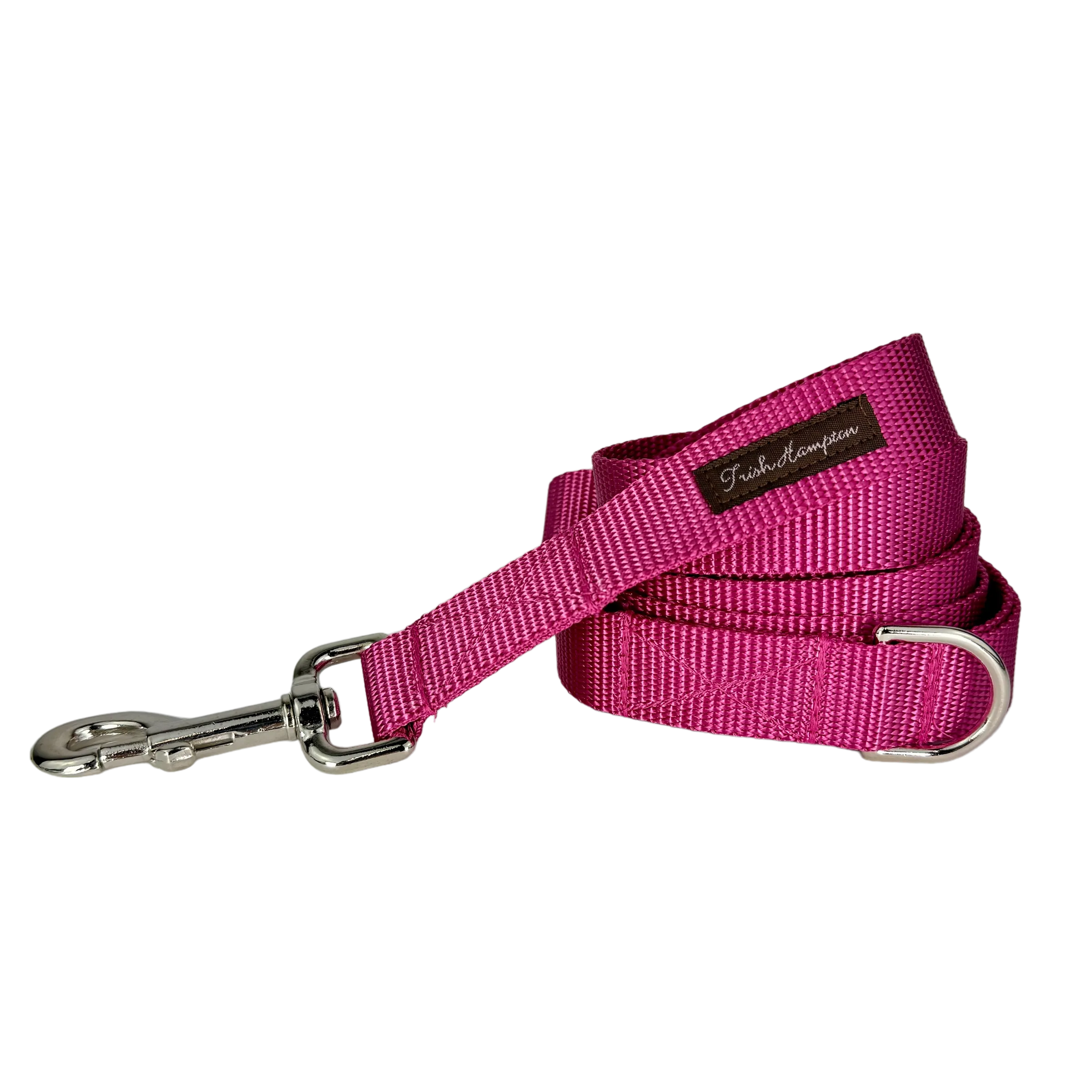 Mauve/Rose Nylon Webbing 6ft Dog Leash - 800