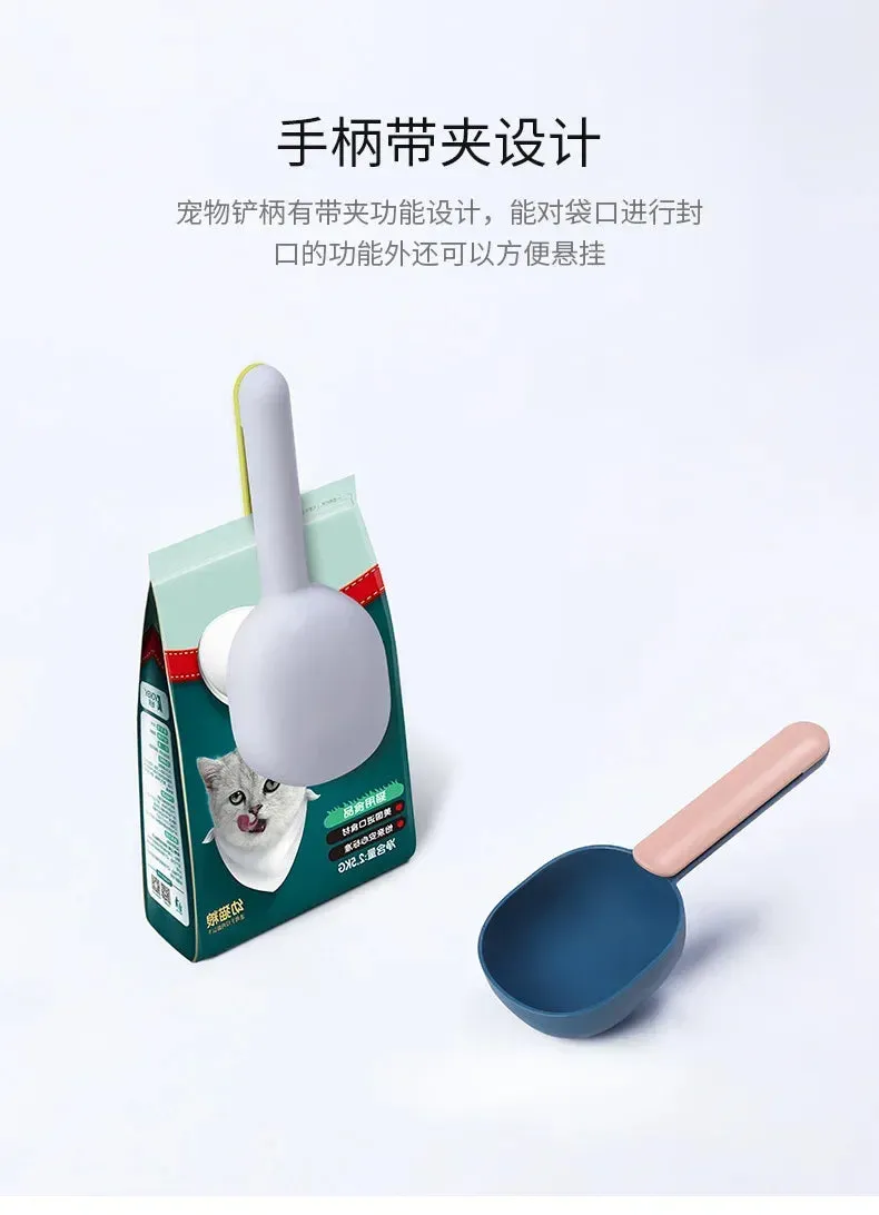 Multi-Functional Pet Food Scoop and Bag Clip