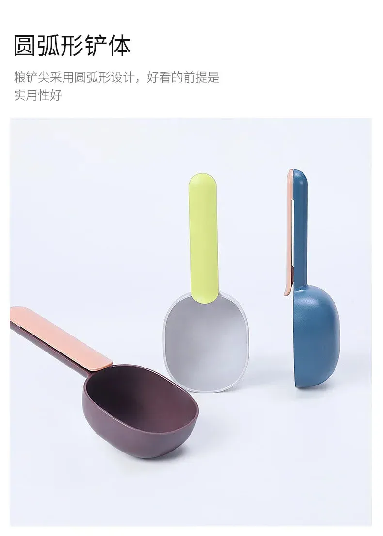 Multi-Functional Pet Food Scoop and Bag Clip