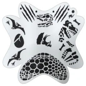 PK | FRISBEE Face Painting Stencil | NEW Mylar - Dinosaurs - B5