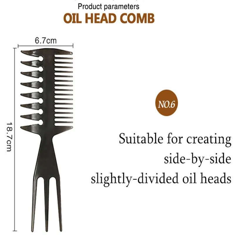 Professional Wide-Tooth Anti-Static Double-Sided Comb