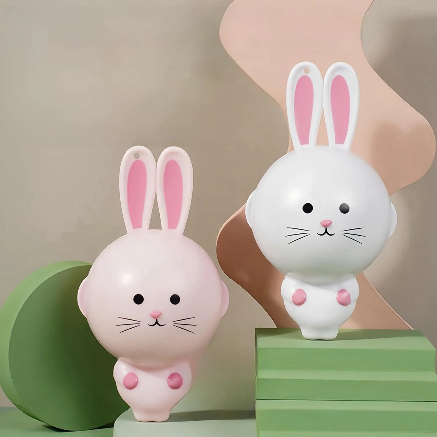 Rabbit Washable Sticky Roller - Reusable Lint Rollers for Pet Hair, Clothes, Furniture & Car, Portable Home Travel Lint Remover, Super Sticky Lint Roller Ball for Plush Hair, Dust, and Fuzz