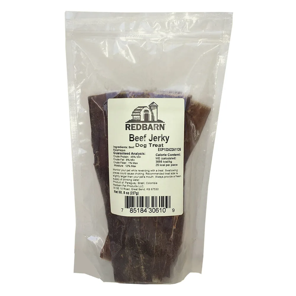 Red Barn Dog Jerky Grain-Free Beef Jerky Dog Treats - .5 lbs
