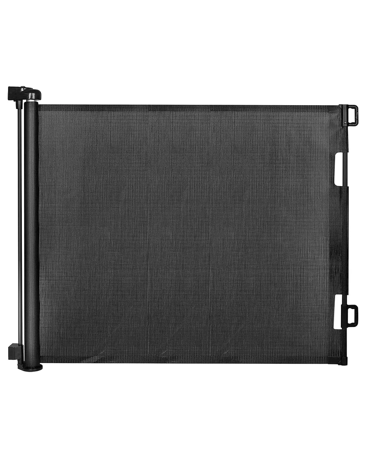 Retractable Baby Gate,Mesh Baby Gate or Mesh Dog Gate,33" Tall,Extends up to 55" Wide,Child Safety Gate for Doorways, Stairs, Hallways, Indoor/OutdoorBlack,33"x55"