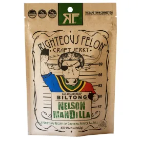 RIGHTEOUS FELON NELSON MANDILLA BILTONG