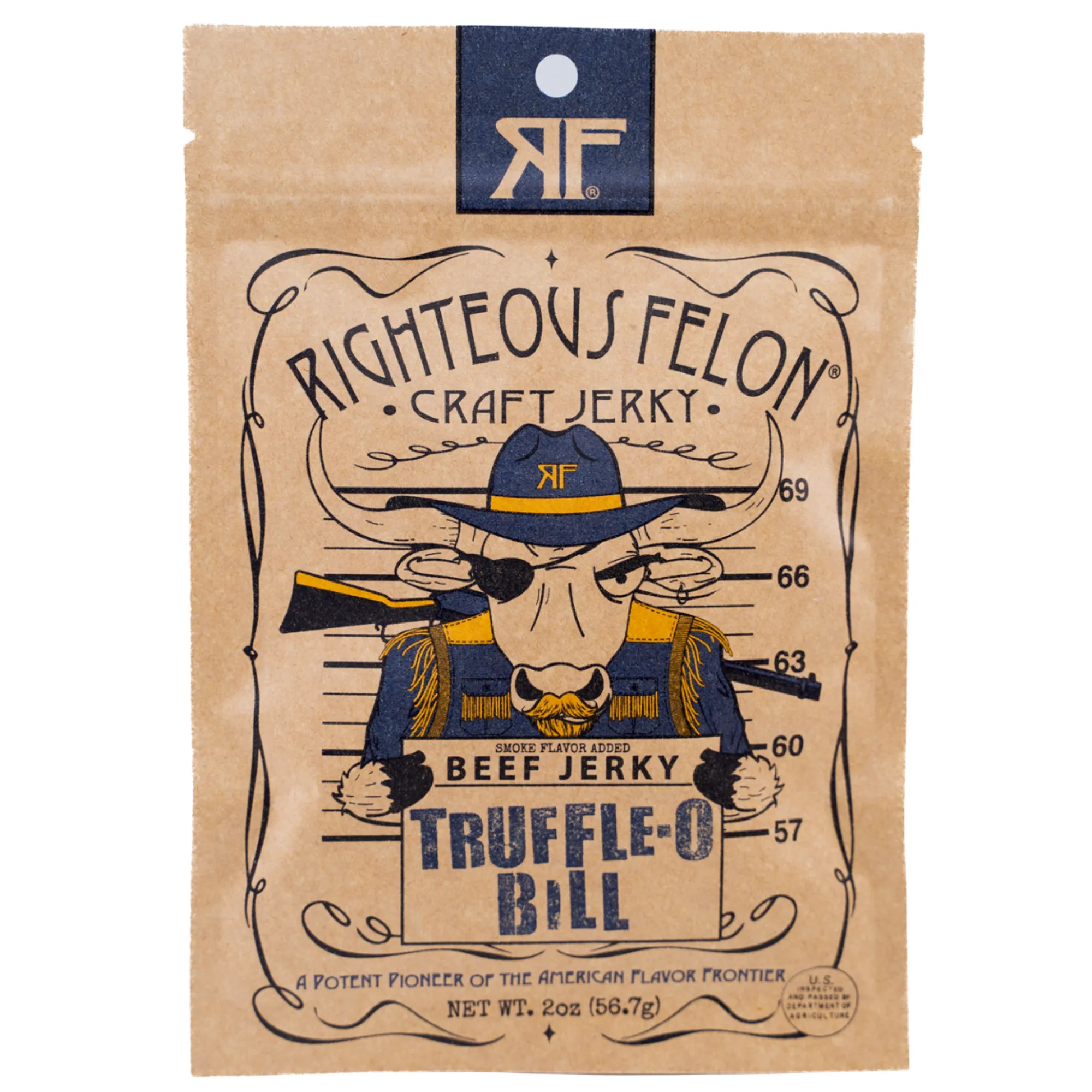 RIGHTEOUS FELON TRUFFLE-O BILL BEEF JERKY