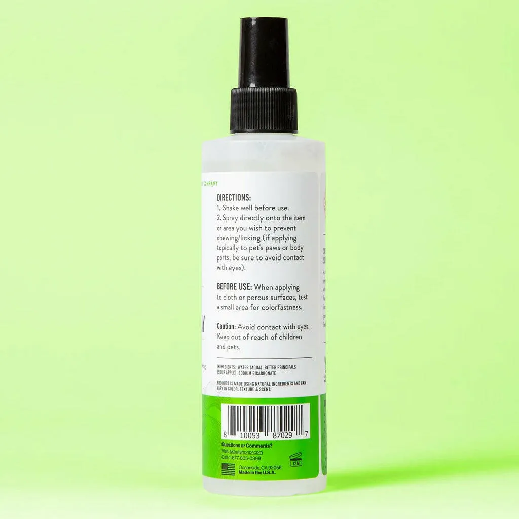 Skout's Honor Super Sour Anti-Chew Spray For Dogs (8 oz)