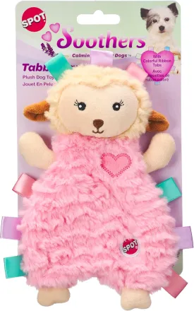 SPOT Soothers- Tabbie Lambie Dog Toy-Separation Anxiety Toys for Dogs, Stuffing Free, Scented with Calming Lavender Fragrance Beads to Safely Calm and Relax Dogs and Puppies, 8in