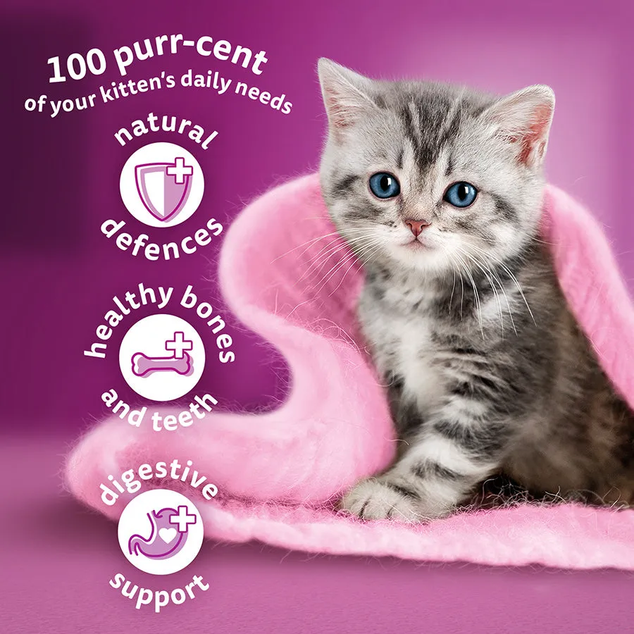 Whiskas 2-12 Months Complete Dry Kitten Food With Chicken