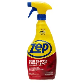 Zep High Traffic Carpet Cleaner - 32 Ounces (Case of 1) ZUHTC32 - Penetrating Formula Removes Deep Stains. Make High-Traffic Areas Look New Again